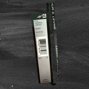 T Tahari Garnet Red Jumpsuit